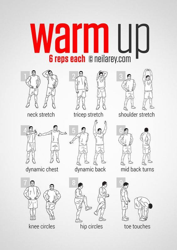 Warm up for weight loss