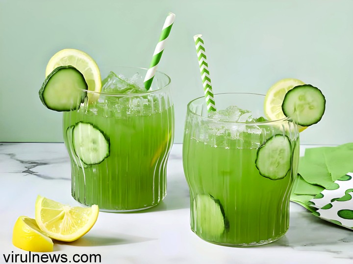 Lemon and cucumber juice