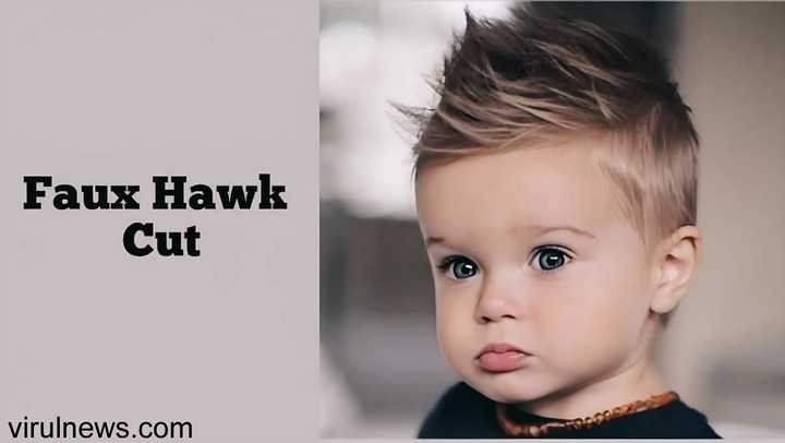 Faux hauk cut for kids boys