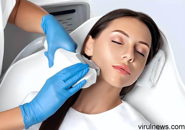 Face hair remove laser treatment 