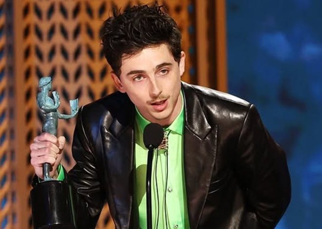 SAG Awards 2025 Timothy Chalamet Demi Moore Shogun Bag Screen Actor Guild Award